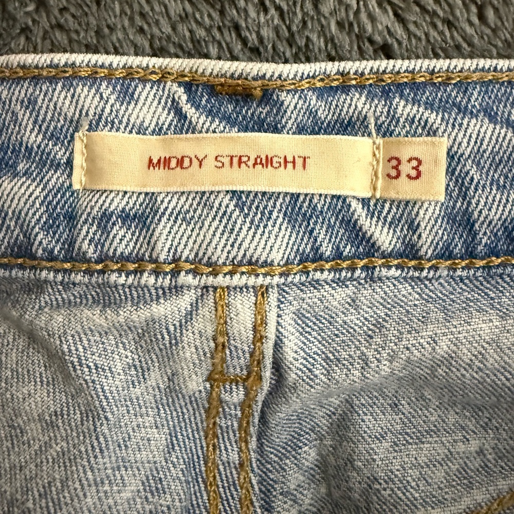 Levi's Light MIDDY STRAIGHT WOMEN'S JEANS - Picture 7 of 12